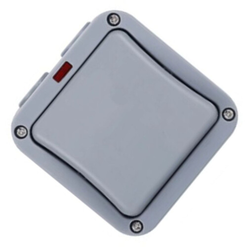 5X IP66 Wall Electrical  220V Light Waterproof  Off Security Button with Fixation Night in the Pc Power(A) 1