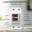 2X Din Rail Dual Display Adjustable over Voltage Current and Under Voltage Protective Device Relay 60A 220V 230V 3