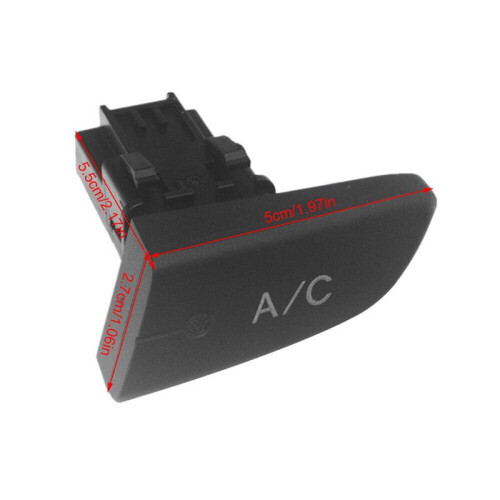2X Air Conditioning AC  Push Button 6554 KX Replacement for  107  C1  Aygo Auto Accessories 2