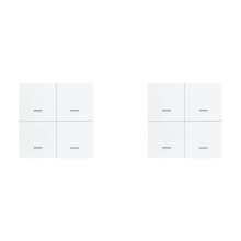 2X Tuya ZigBee Scene 4 Gang 12 Scene Push Button Controller Supports Home Assistant
