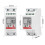 2X 2P DIN-Rail Single-Phase  Meter Multifunction AC220V 5(60)A Voltage Current Power  Meter 8