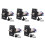 5X Rocker Toggle Switches Momentary 6 Pin 3 Position ()-Off-()/Down Polarity Reverse  with Panel 1