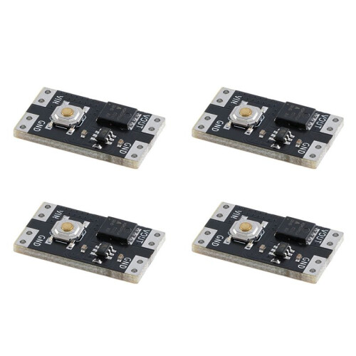 4Pcs XL-10AL Single Bond Button Bistable  One Key  Module 3.5-5.4V 300nA Load 10A Low Power