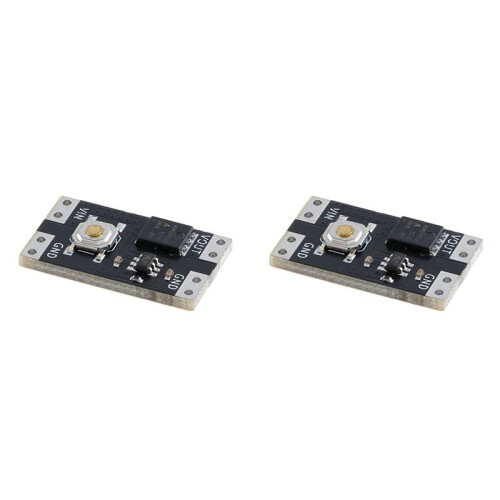 2Pcs XL-10AL Single Bond Button Bistable  One Key  Module 3.5-5.4V 300nA Load 10A Low Power