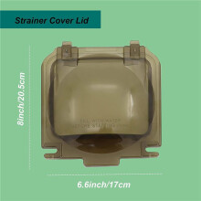 3X SPX1600D Couvercle de Couvercle de CréPine pour Super Pump SP1600X5 SP1605X7 SP1607 avec Remplacement Du Joint de Couvercle