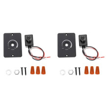 2X Compatible PWM Light Dimmer with Rotary Knob for Easy Installation RV Experience 12V Light Dimmer