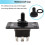 4X Rocker Toggle Switches Momentary 6 Pin 3 Position ()-Off-()/Down Polarity Reverse  with Panel 6