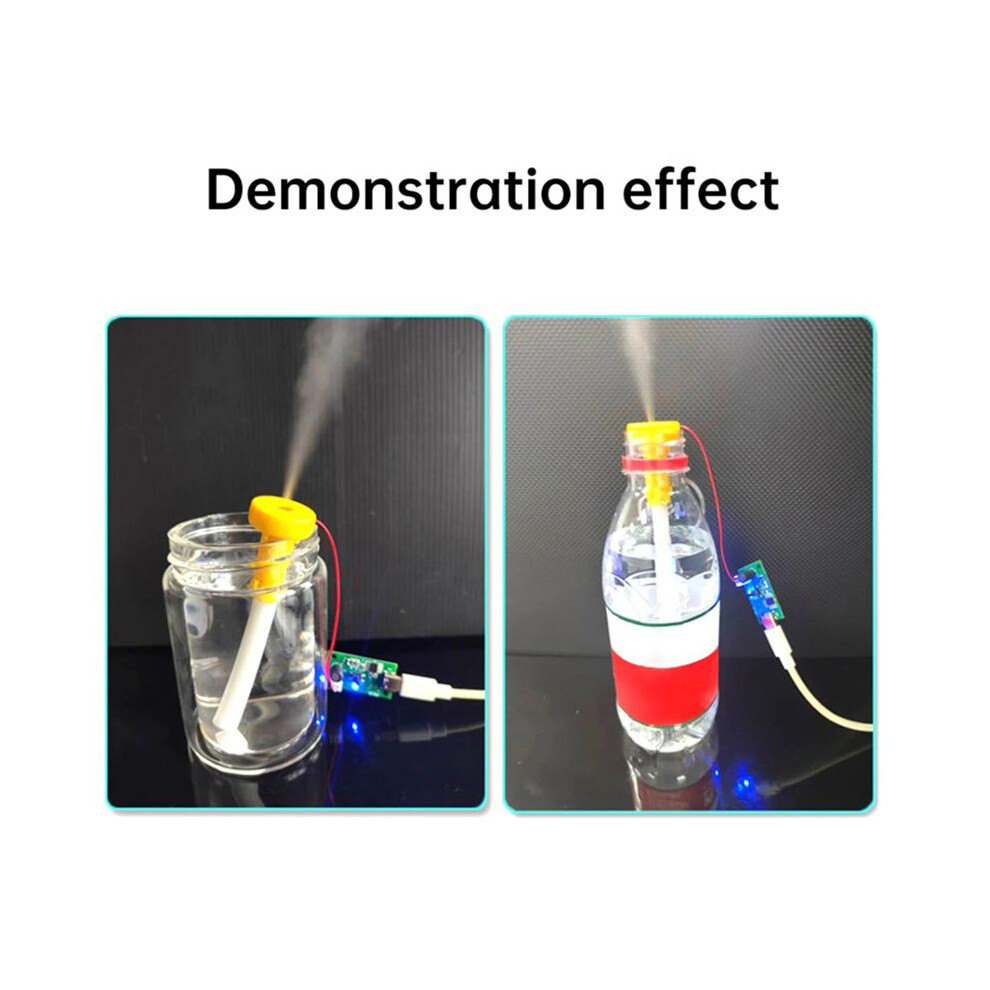 8X Dc5v Single Non-Switched Atomization Humidification Module Diy Ultrasonic Atomizer Type-C Humidifier Circuit Board 6033970308368