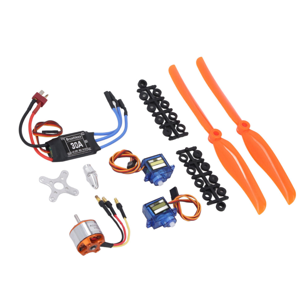 Rc Aircraft Accessories Kit With A2212 1400Kv Motor 30A Esc Sg90 Servo 8060 Prop 9311383948508
