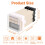 AC 220V 5A Programmable Double Delay Relay Device Tool DH48S-S 7