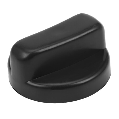 Kitchen 44 mm Diameter Plastic Black Button  for Gas Cooktop 4 2
