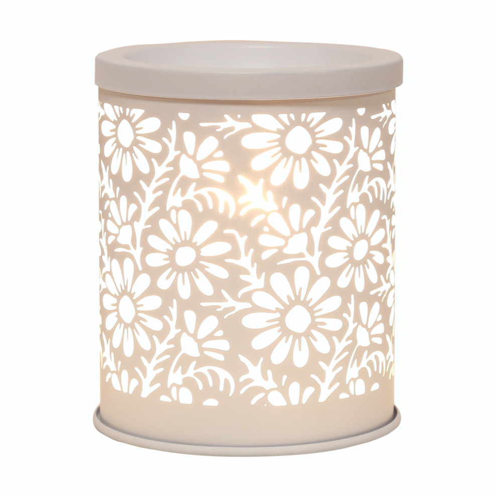Aroma Accessories Aroma Electric Wax Melter Daisy Design - White