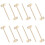 12 Pack Mini Wooden Crab Mallets for Seafood Shell Cracking and Craft Projects 1