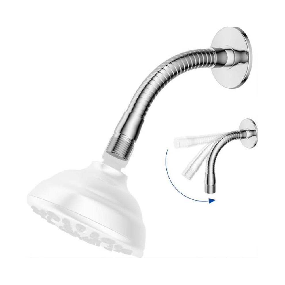 Adjustable Shower Head Extension Arm With 360 Rotation And Height Control, Rustresistant Stainless Steel 9073542400509