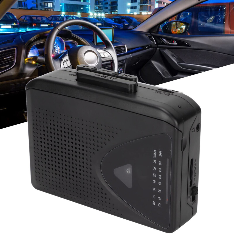 Portable Cassette Player With Am Fm Radio, Usb Tapetomp3 Conversion, Hifi Sound, 3.5Mm Jack 9092120874280