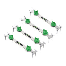 Metal Hot and Cold Water Pipe Leveler with Bubble Level Indicator-Precision Leveling Tool for Plumbing Adjustments