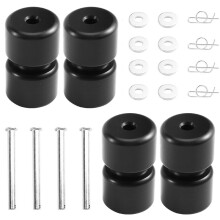 GL1 GMNR925 Trailer Door Roller Trailer Lift Parts Roller Kit Suitable for Lifting Double-Sided Trailer Tail Lift Black