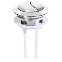 Double Flush Toilet Button Round Water Tank Maintenance Kit Water Saving Mechanism is Easy to Install and Operate B