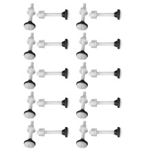 20pc Toilet Cistern to Toilet Pan Fixing Fitting Sealing Kit Close Coupling Bolts Water Tank Screws Toilet Accessories