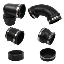 Kit Collegamento per Sistema Scarico Fognario per e Roulotte,Compatibile con Tubi In PVC 3 Pollici,Raccordi per Tubi Fognari per