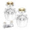 Bathroom Faucet Knobs Replacement, Bathtub Faucet Handles 1 Pair Hot and Cold 2 Knobs for Delta LDR Delex Peerless 2