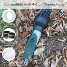 4 Inch Angled Drain Grating Yard Drain, Yard Drain Emitter Angled Drain Emitter Angled Slope Yard Drainage Pipe 2 Pack