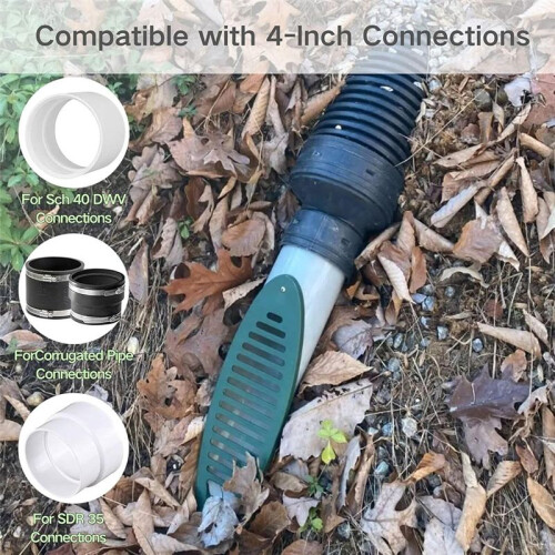 4 Inch Angled Drain Grating Yard Drain, Yard Drain Emitter Angled Drain Emitter Angled Slope Yard Drainage Pipe 2 Pack