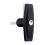 Clockwise Pop Up T Handle Lock Black with Weatherproof Gasket Nonthreaded for RV Toolbox 1