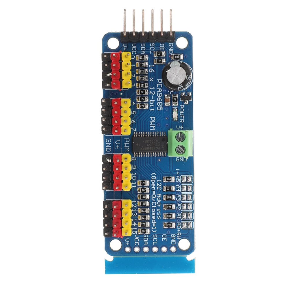 Pwm Servo Controller 16 Channel Robot Car Motor Driver Board For Arduino Diy And Robotics Projects 9174973041672