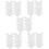 50pcs Window Screen Corner Brackets Kit Plastic Right Angle Connectors Secure 90 Frame Fit 1