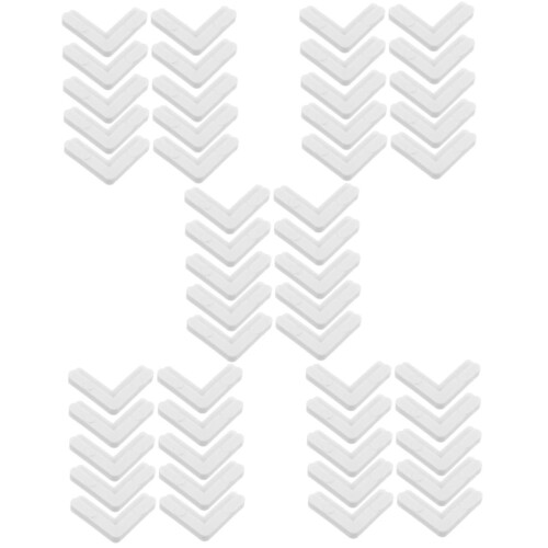 50pcs Window Screen Corner Brackets Kit Plastic Right Angle Connectors Secure 90 Frame Fit