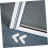 50pcs Window Screen Corner Brackets Kit Plastic Right Angle Connectors Secure 90 Frame Fit 3