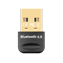 USB Bluetooth6.0 Adapter Bluetooth6.0 Receiver Transmitter USB Dongle for Keyboard Mouse Headphone Speaker