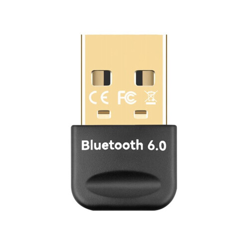 USB Bluetooth6.0 Adapter Bluetooth6.0 Receiver Transmitter USB Dongle for  Keyboard Mouse Headphone Speaker