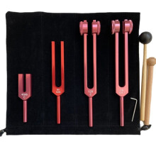 Resonance Tuning Fork Set Aluminum Forks for Healing Therapeutic Musical Percussion Instrument