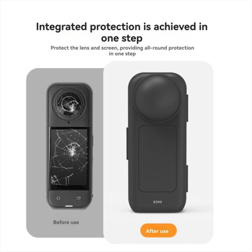 For  X5 Protective Case Cover Lens Screen for  X4 Protective Case Anti-Drop Shell Dustproof Accessories 2