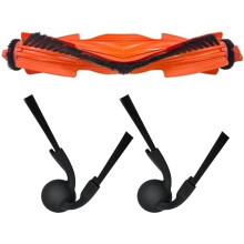3PCS Replacement Main Roller Brush Side Brushes for S40 / OV81 Robotic Vacuum Cleaner Accessories