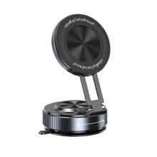 Autotelefoonhouder met Zuignap en Magnetische Sluiting, 360 Verstelbare Telefoonhouder, Zwart