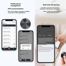 Enregistreur Vocal IA avec Transcription ChatGPT, Traduction et Fonctionnalités de Carte Mentale, Dictaphone Contrôlé par Application