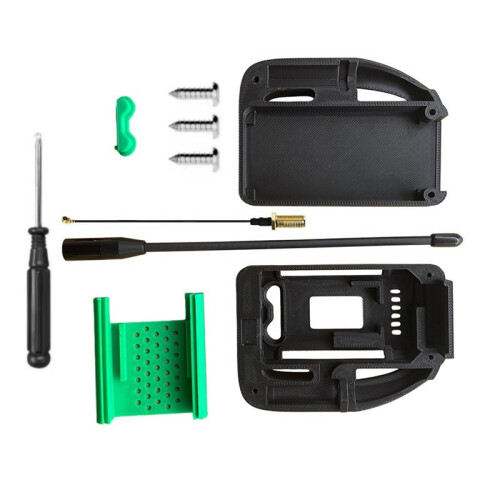 For Meshtastic Heltec V4 Case Antenna 0.96inch OLED Solar Powered LoRa 32 Dev-Board Module Case A 2