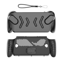 For Ally X Full Protective Case Cover TPU Case with Detachable Front Shell Case Frosted Handheld Black
