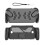 For    Ally X Full Protective Case Cover TPU Case with Detachable Front Shell Case Frosted Handheld Black 1