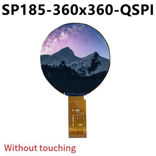 EchoEar 1.85 Inch Round Touchscreen for EchoEar ESP32 S3 AI Development Board DIY IoT  Watch Project A 1