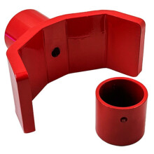 Bottle Jack Dual-Purpose Adapter 52mm Lifting Shaft Saddle Jack Base Adapter Steel Fits 52mm or Smaller Bottle Jacks