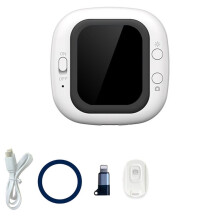 Magnetic Phone Rear Camera Selfie Monitor with Remote Control Wired Mount Vlog Phone Rear Camera Selfie