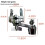Support de Fixation pour Bras de Cymbale et Rallonge de Batterie - Accessoires pour Instruments de Percussion A 3