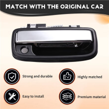 Car Door Handle Right Outside Door Handle for Tacoma 1995-2004 69210-35020 Silver