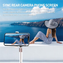 Magnetic Phone Rear Camera Selfie Monitor with Remote Control Wired Mount Vlog Phone Rear Camera Selfie