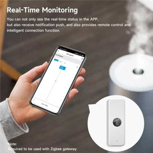Tuya Zigbee Light Sensor Luminance Detector Sensor  Home Automation App Control Tuya Light Detector 1