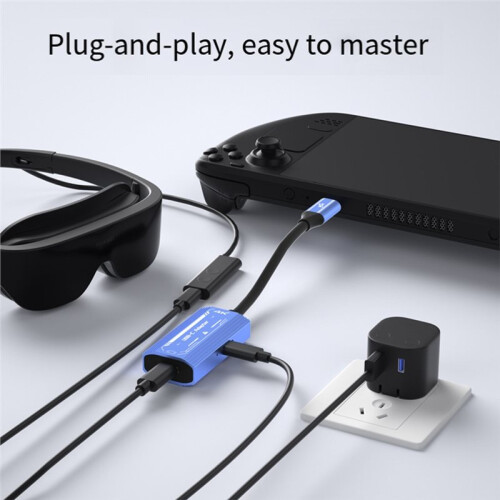 4K@60Hz USB C to AR Glasses USB-C Display PD 3.0 Charging Converter Adapter PC Screen Adapter 2